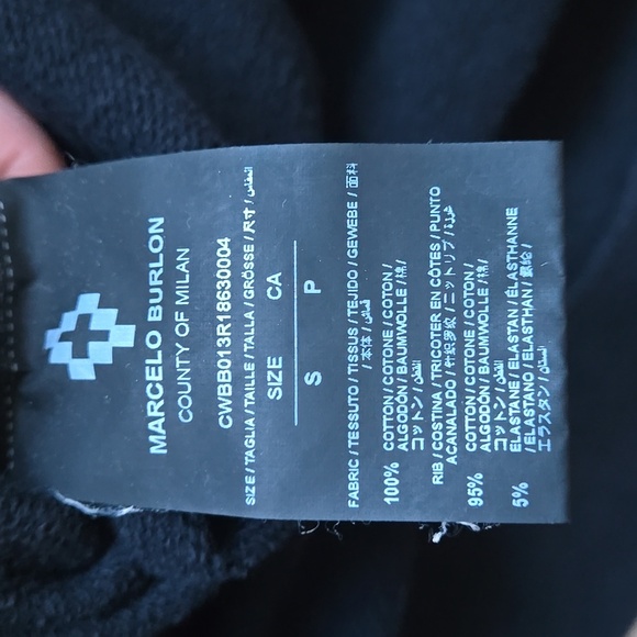 Marcelo Burlon County Of Milano Hoodie Sz 2 - Picture 9 of 9